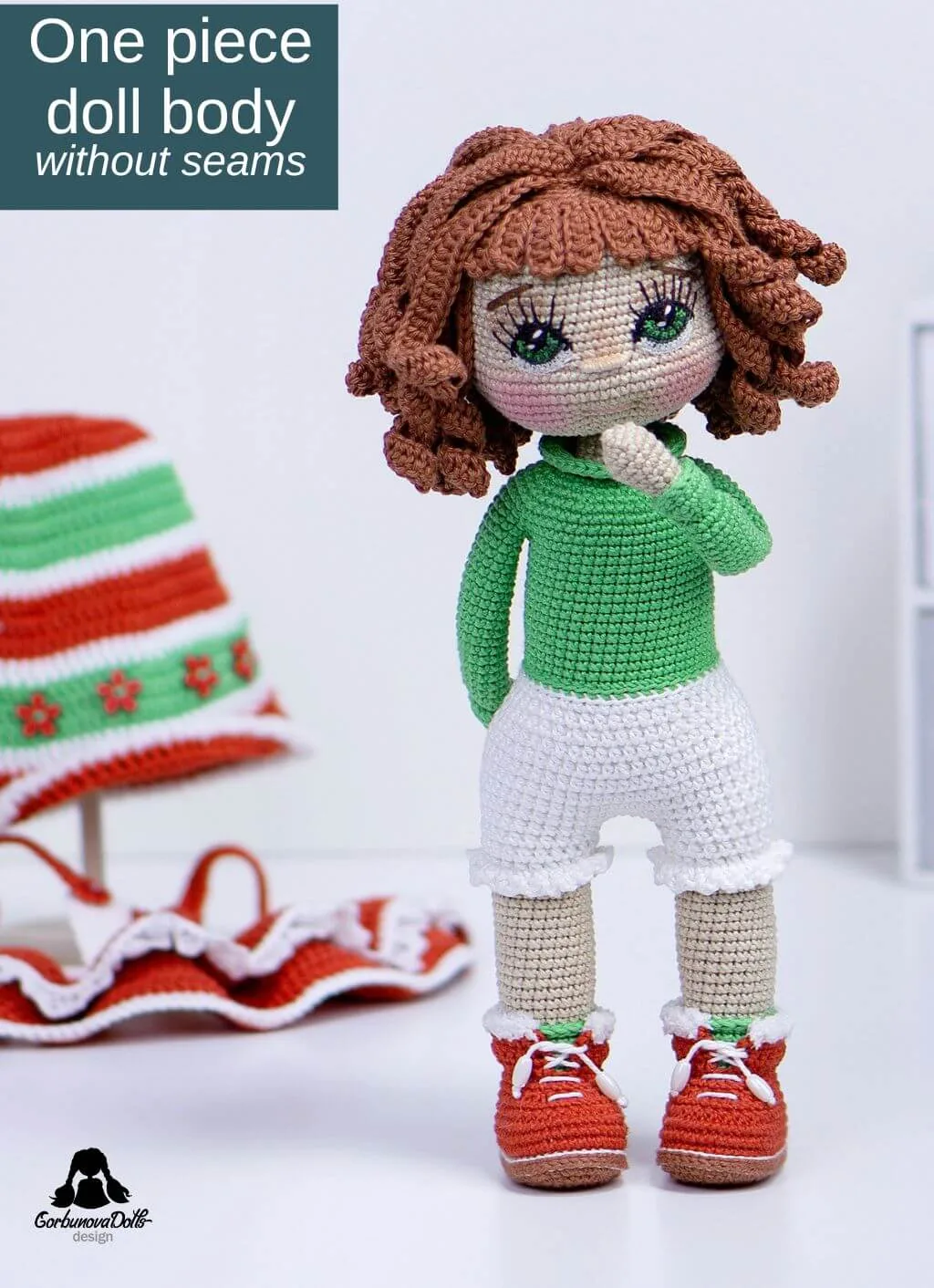 Crochet doll pattern for Christmas