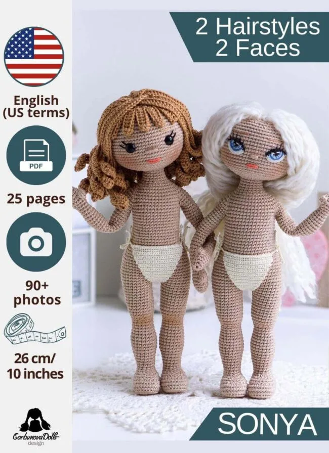 Sonya Base Doll Crochet Pattern (English PDF)