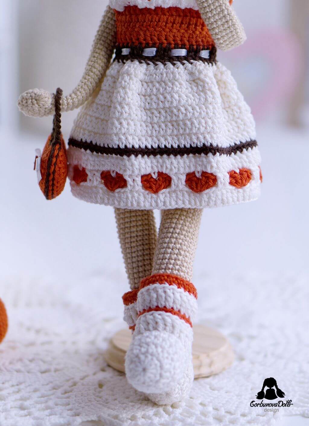 Crochet Doll Pattern with clothes Valentine