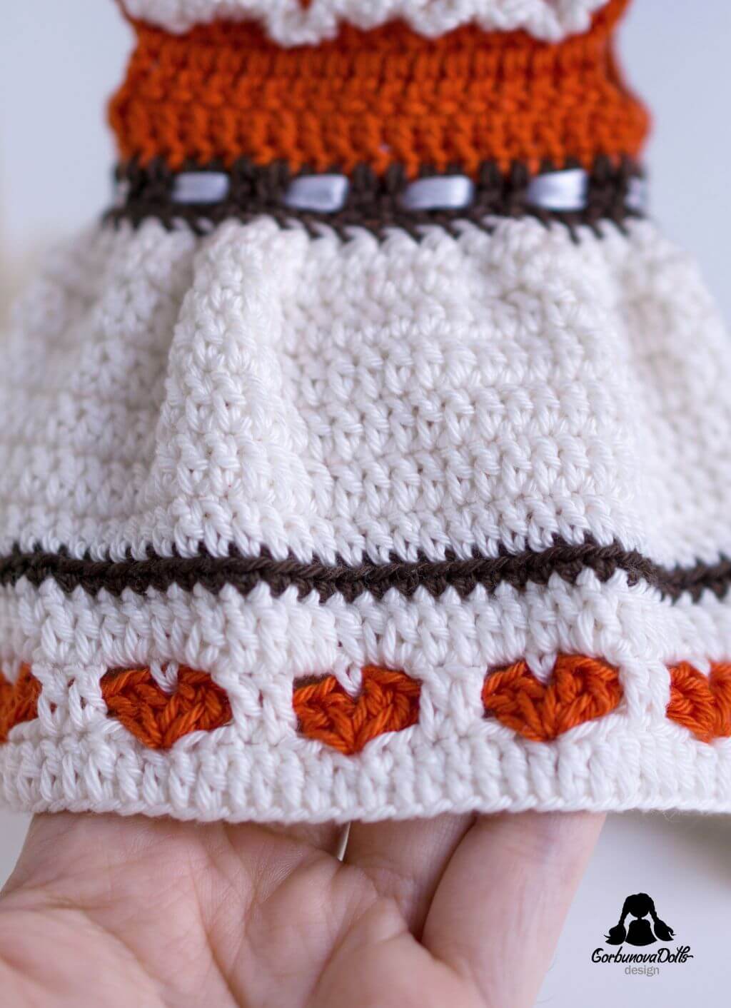 Crochet Doll Pattern with clothes Valentine
