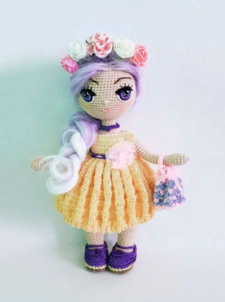 Amigurumi Crochet Doll Pattern: Bella The Doll