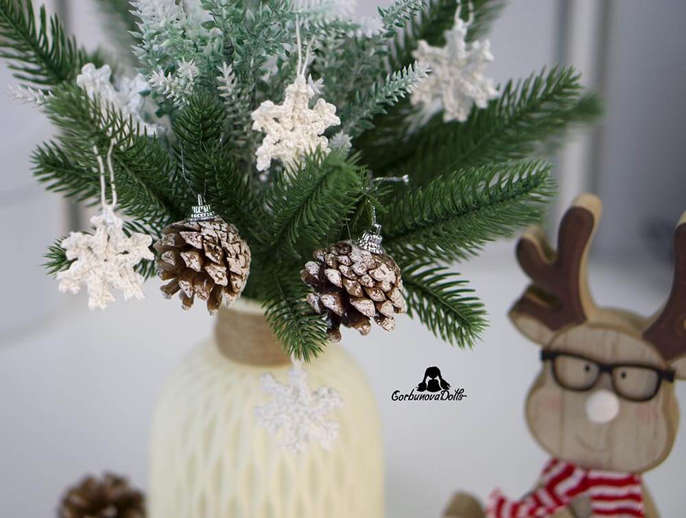 crochet snowflake pattern free