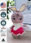 Mini Crochet Bunny Pattern (English PDF)