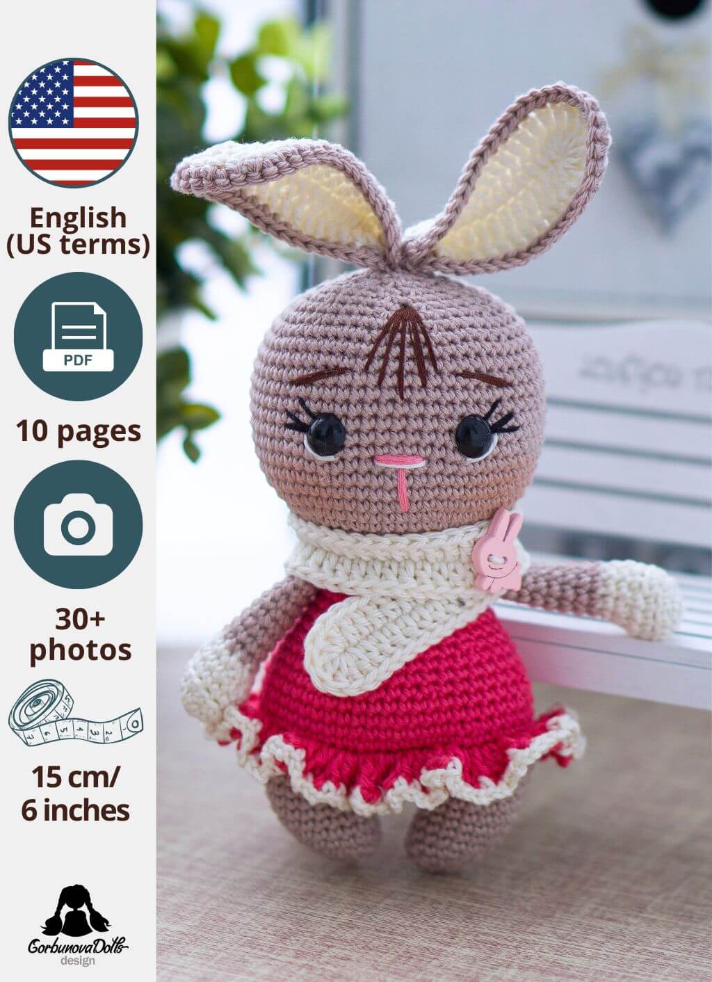 Crochet bunny pattern