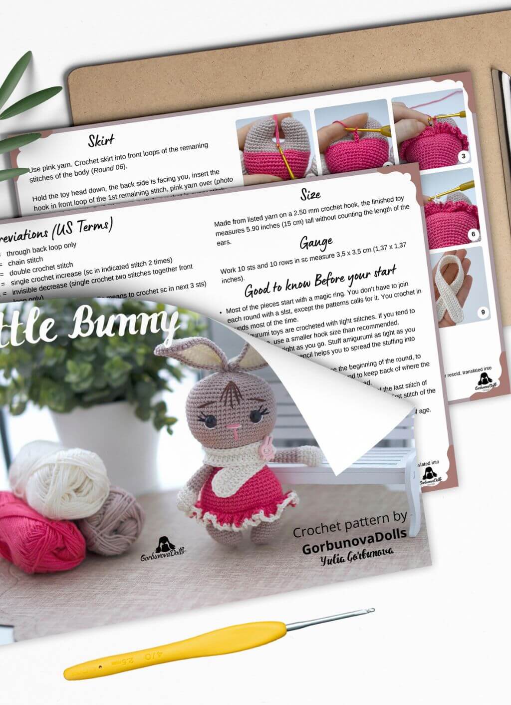 Crochet bunny pattern