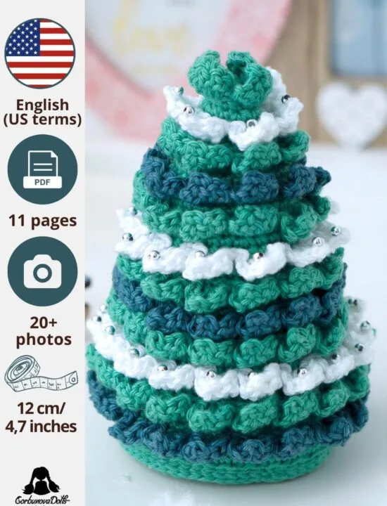 Christmas Tree Crochet Pattern (English PDF)