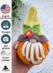 Halloween Crochet Gnome Pattern (English PDF)