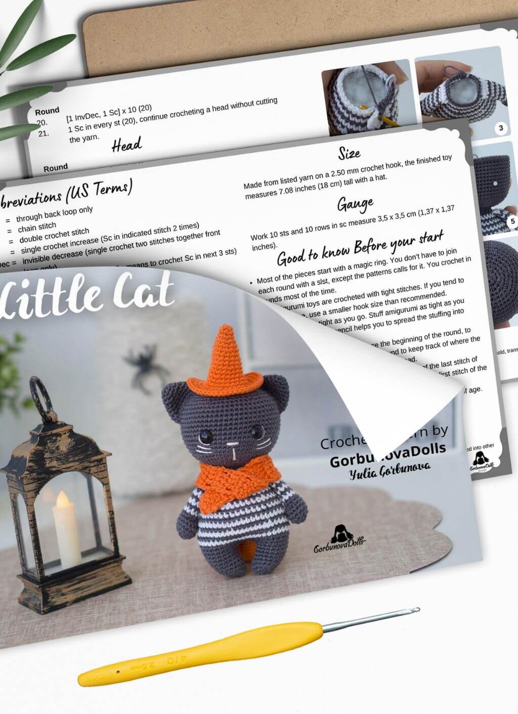 Crochet cat pattern