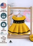 Crochet Doll Outfit Set Pattern for Michelle (English PDF)