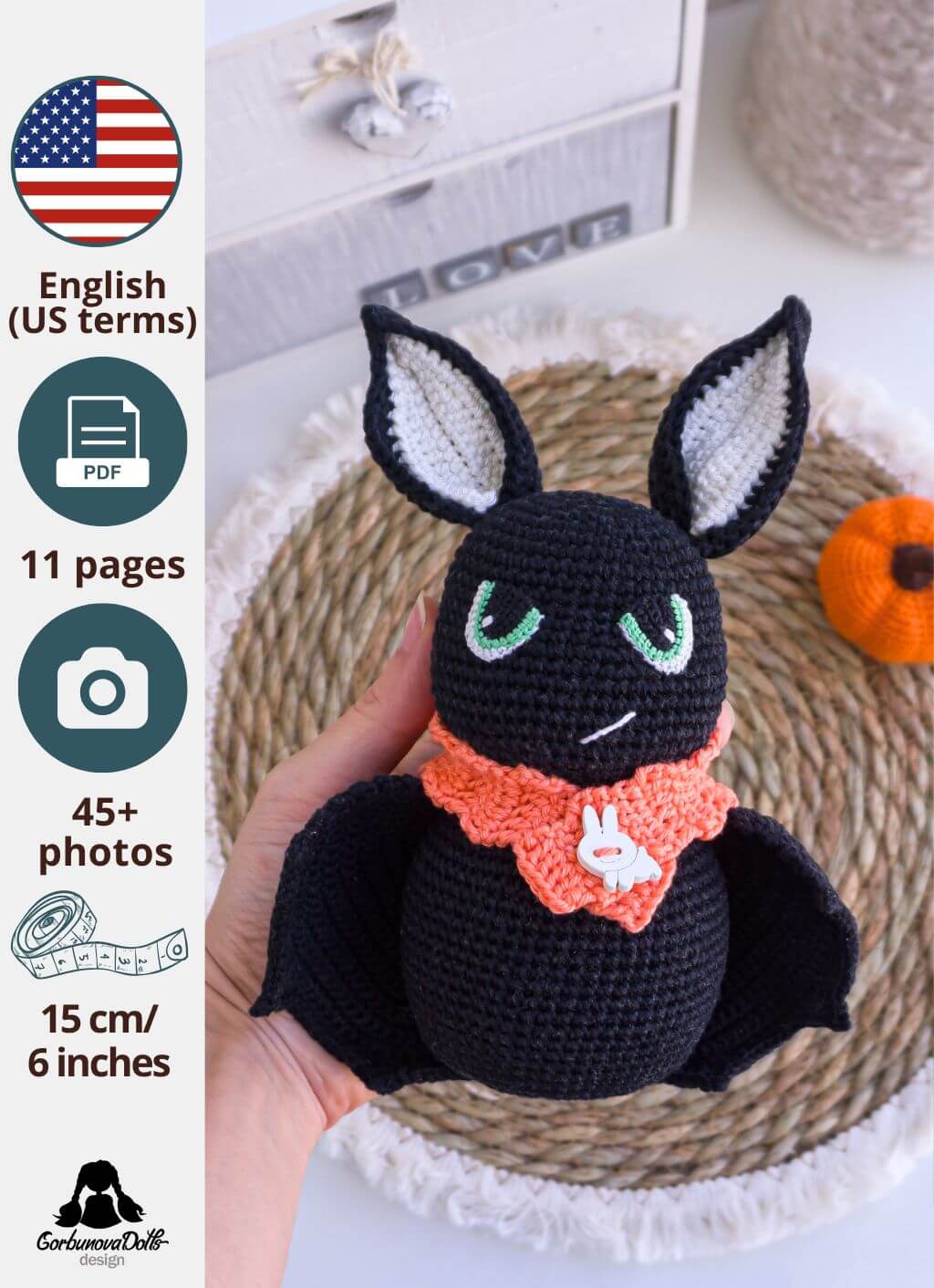 Crochet Bat Pattern