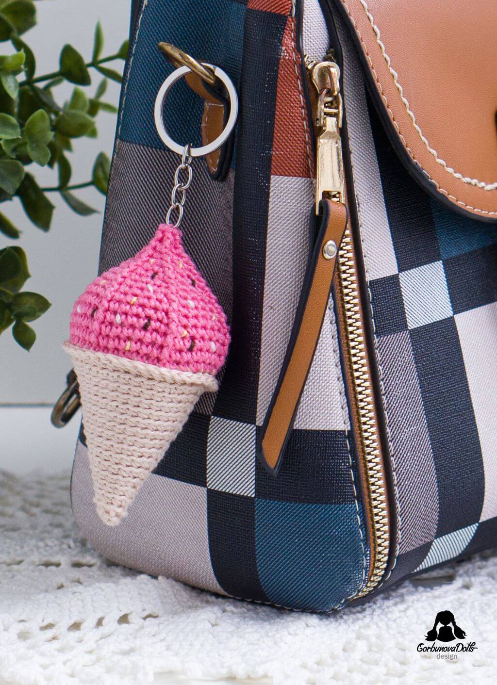 Crochet ice cream pattern by Gorbunovadolls