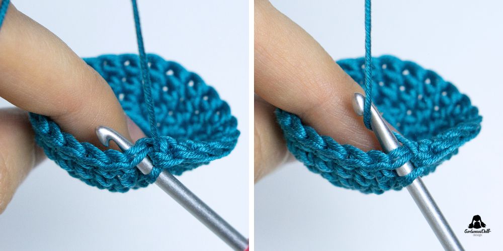 How to do the X-shaped Single Crochet Stitch