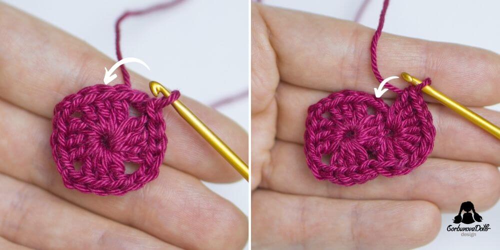 Crochet Applique Heart Free Pattern