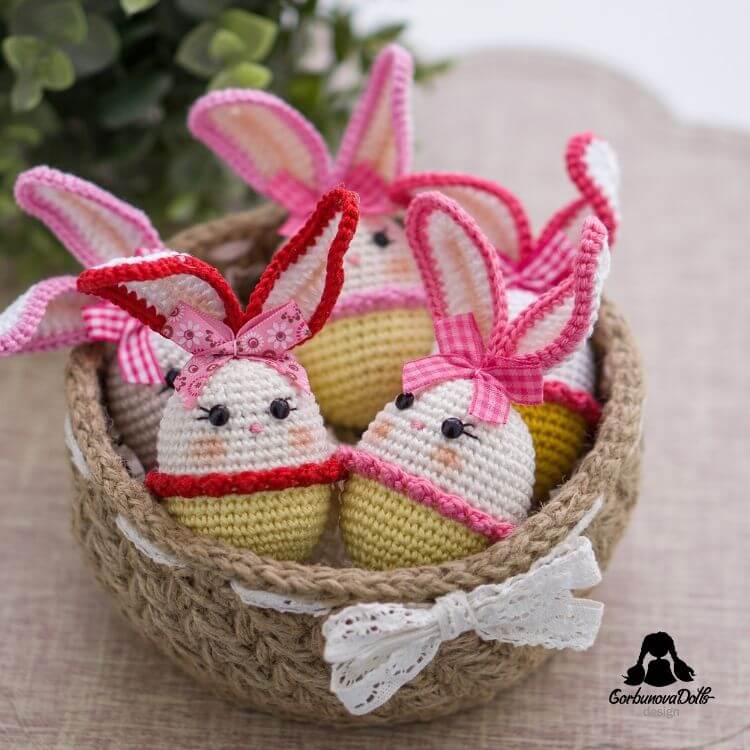 Crochet Easter Egg Bunny