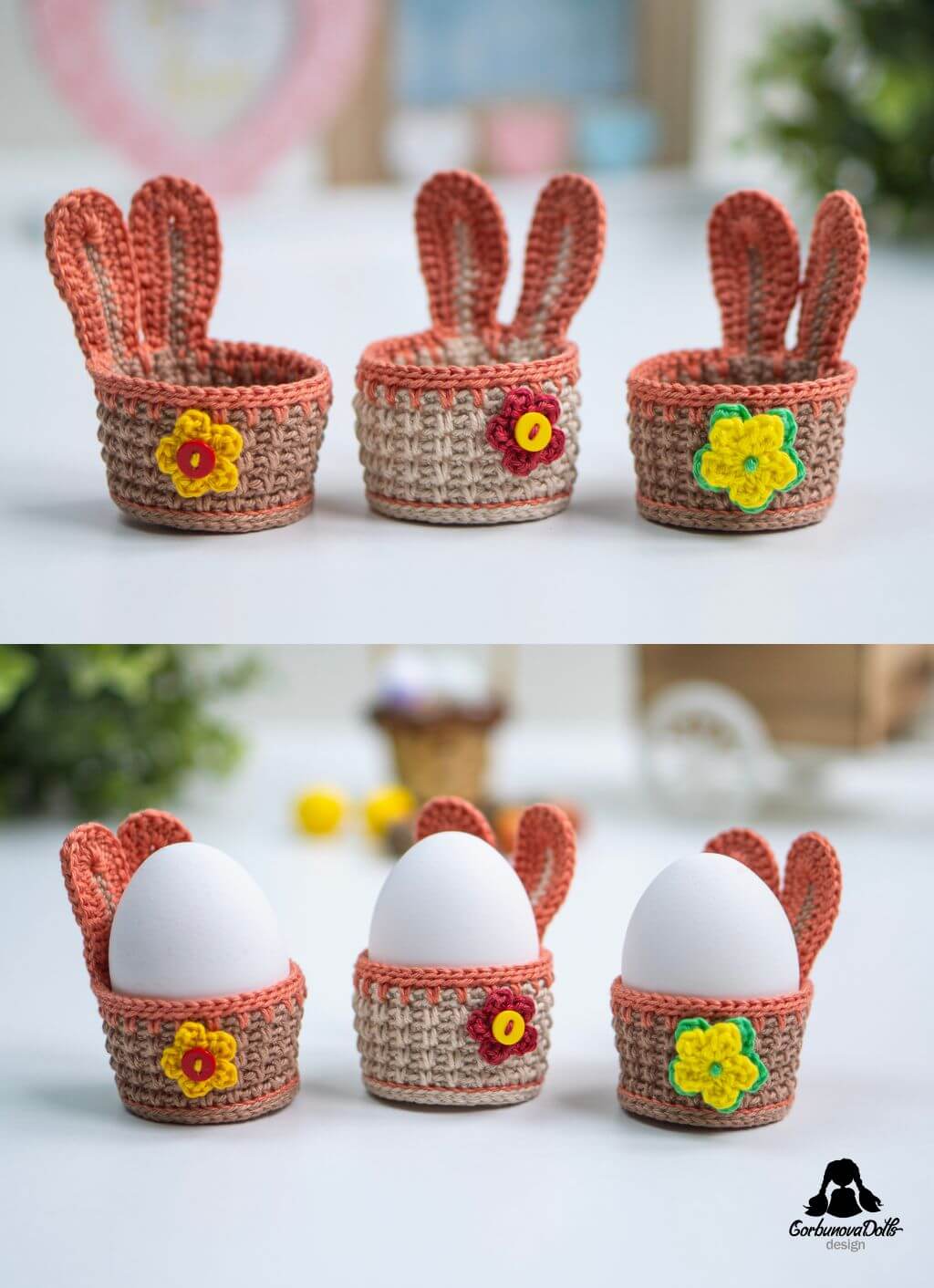 Crochet easter basket