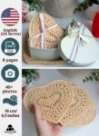 Heart Coaster Crochet Pattern (PDF in English)