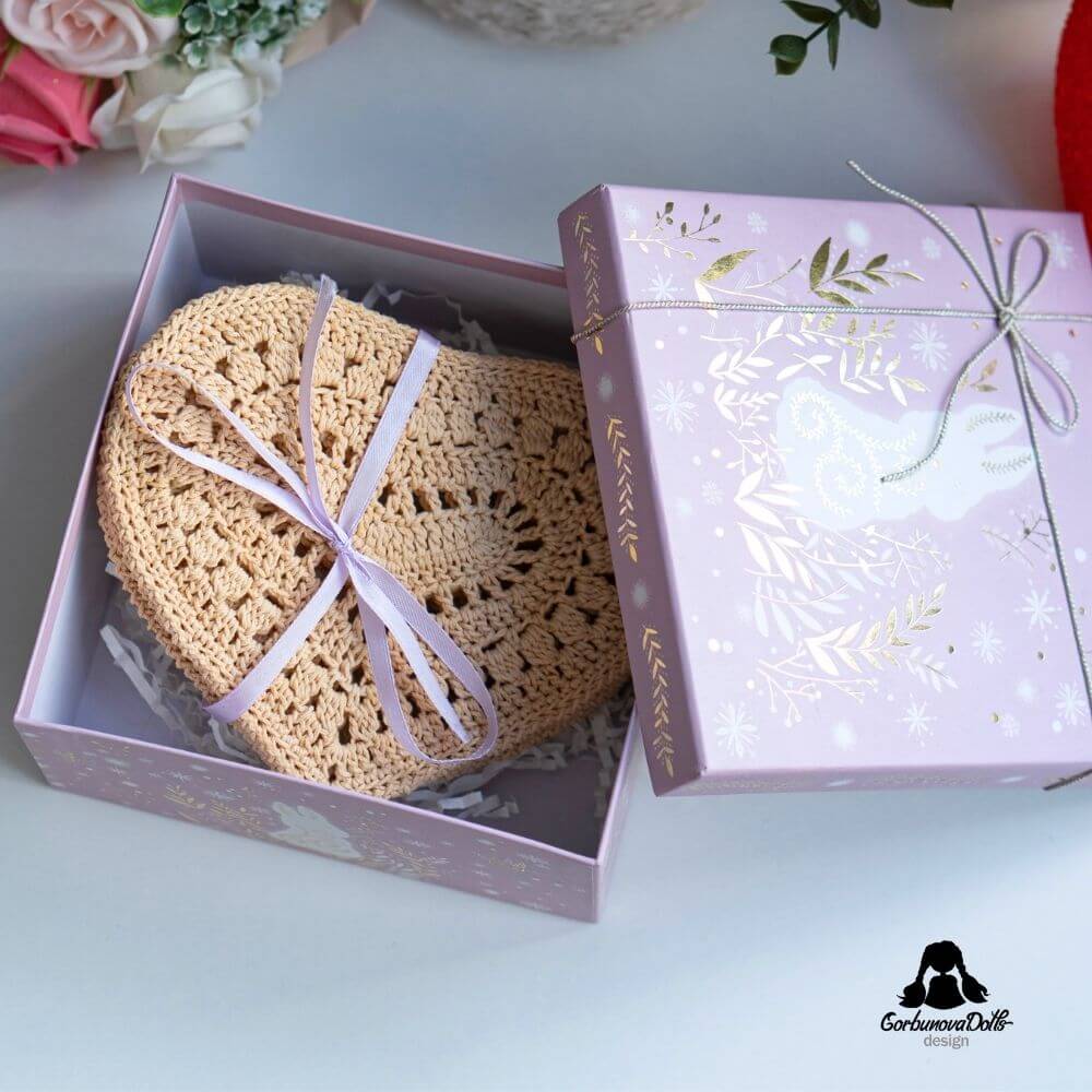 Heart Coaster Crochet Pattern for Valentines Day