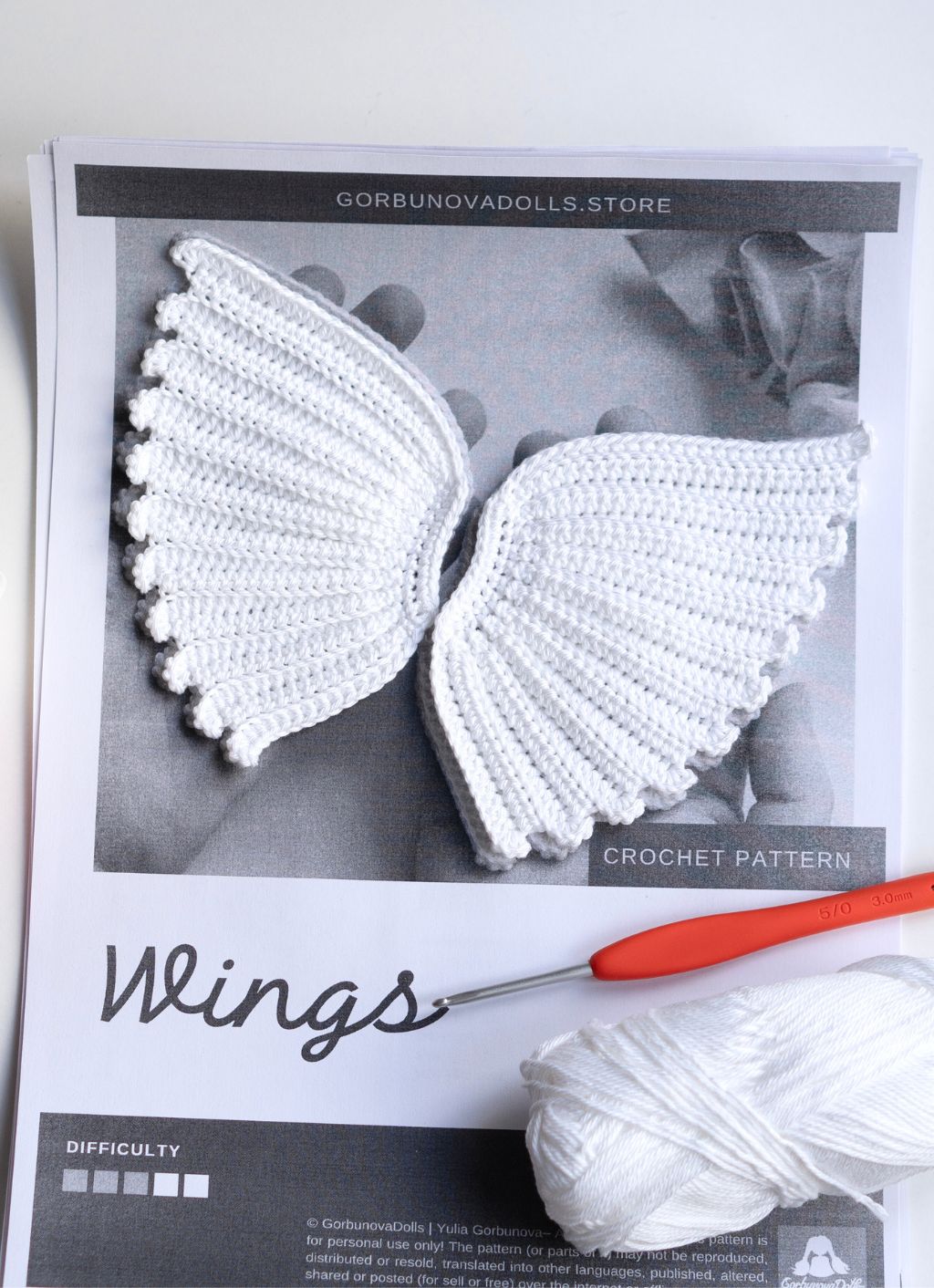 Crochet Wings Pattern