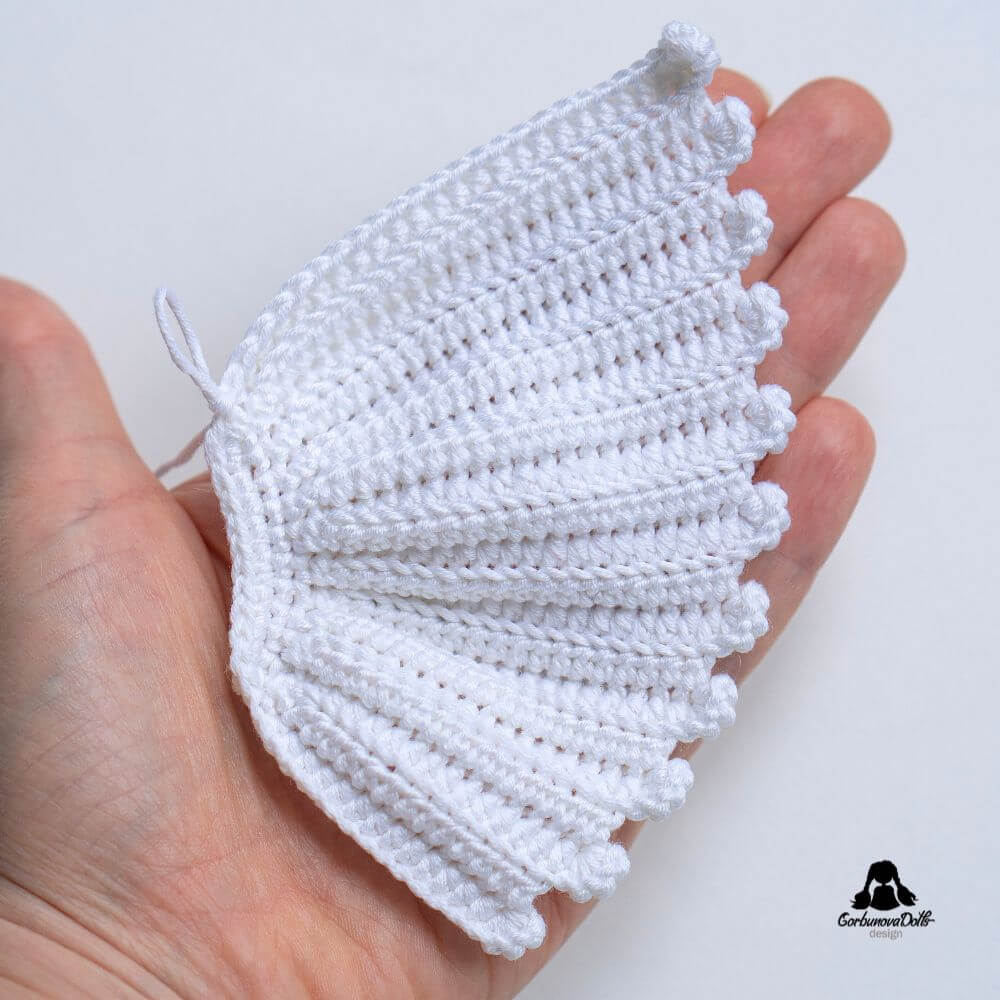 Crochet wing pattern