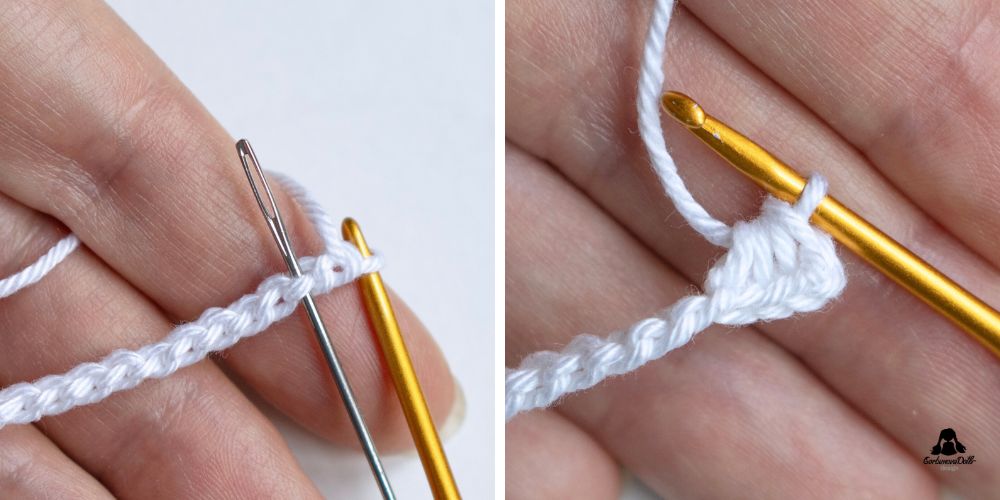 Single crochet three decrease