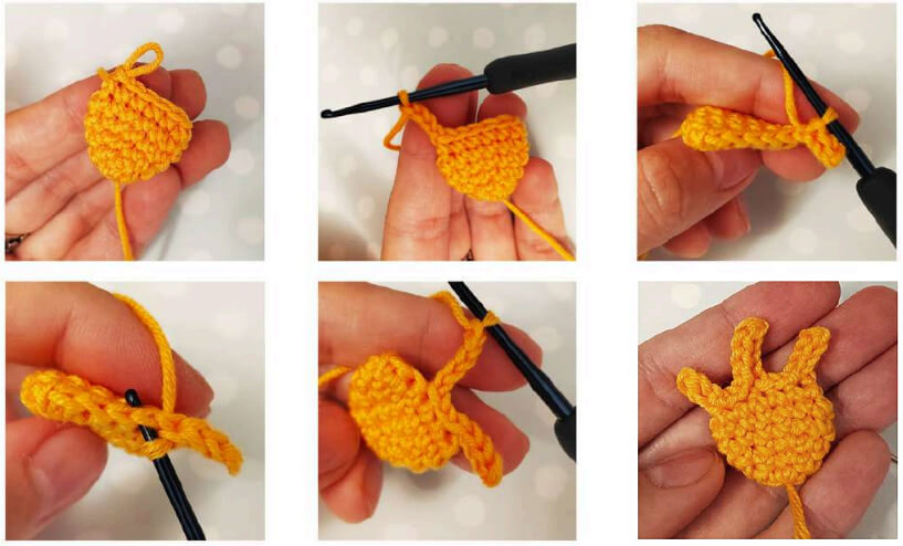 Crochet Toes for Chick pattern
