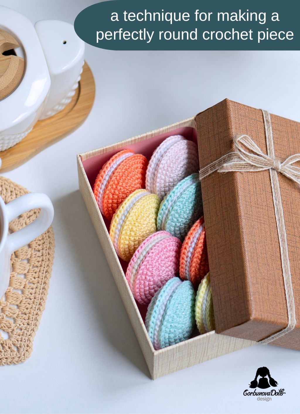 Crochet macaron pattern