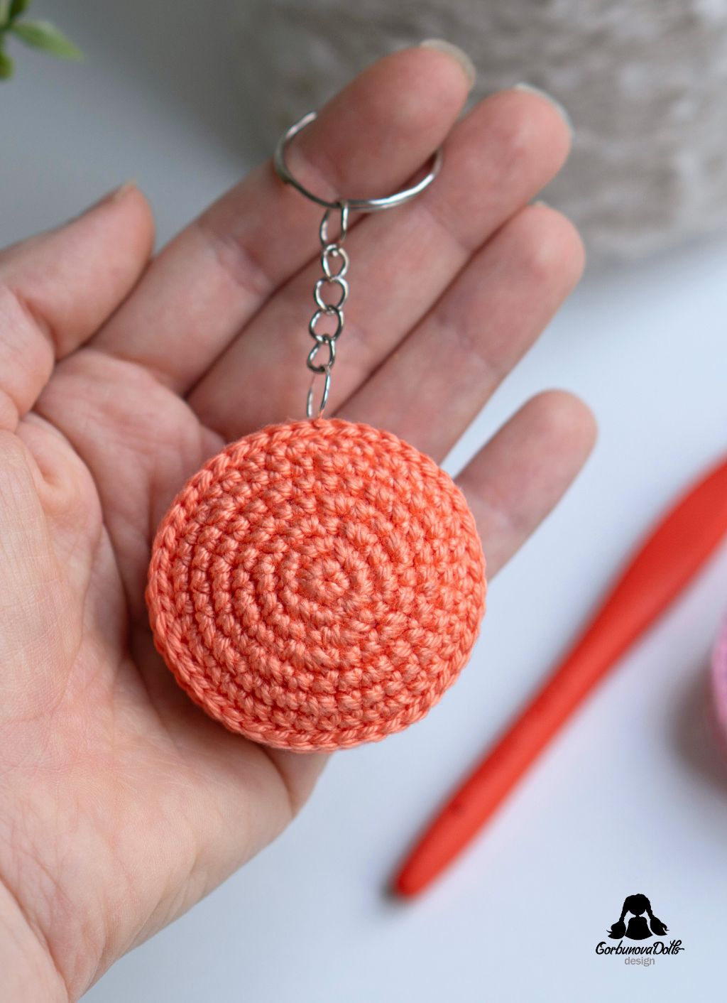 Crochet macaron pattern
