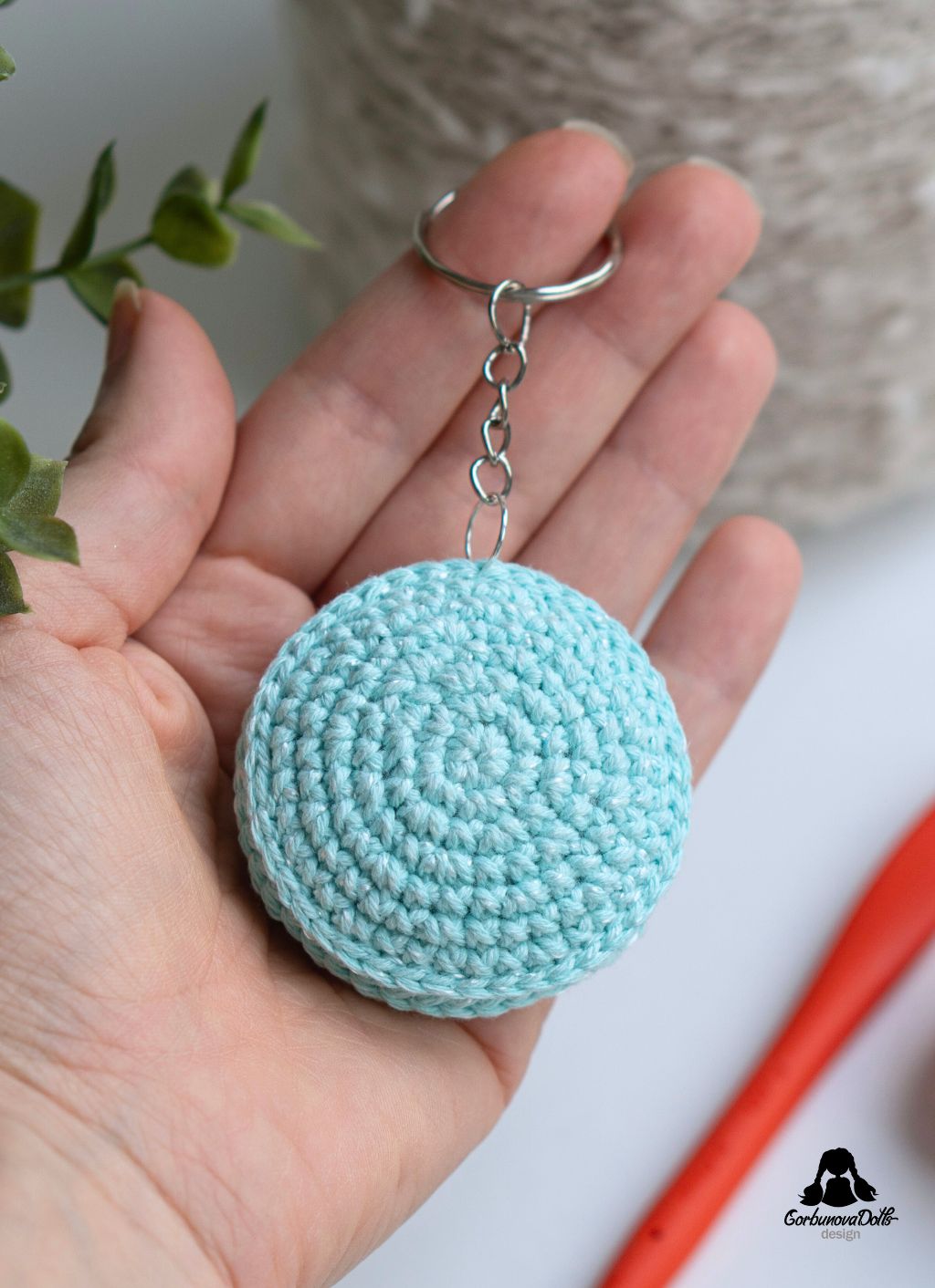 Crochet macaron pattern