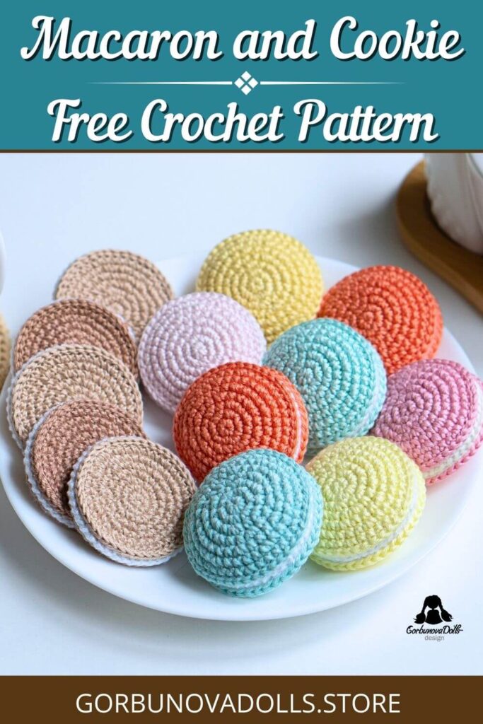 Free macaron crochet pattern