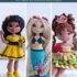 Bestseller crochet doll patterns bundle featuring Michelle, Emily, and Mermaid amigurumi dolls