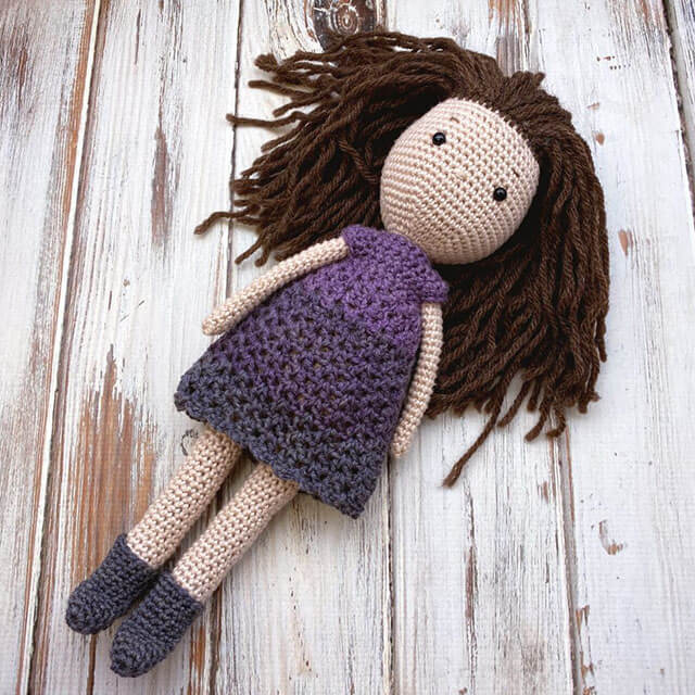 Morgan the Doll -Free Crochet Doll Patterns
