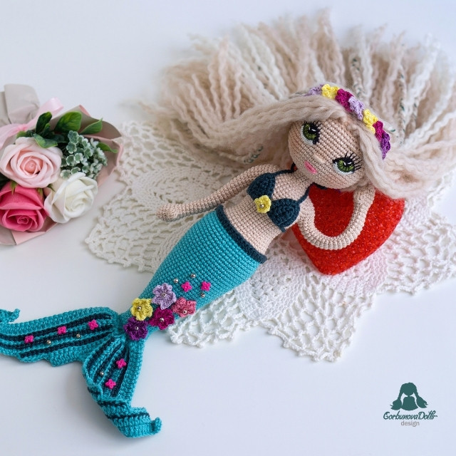 Mermaid the Doll - Crochet Doll Patterns