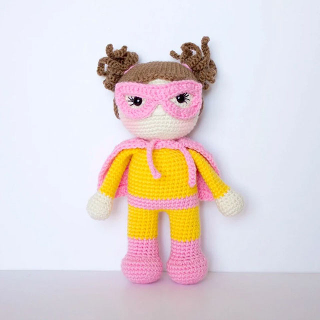 Crochet Super Hero - Free Crochet Doll Patterns