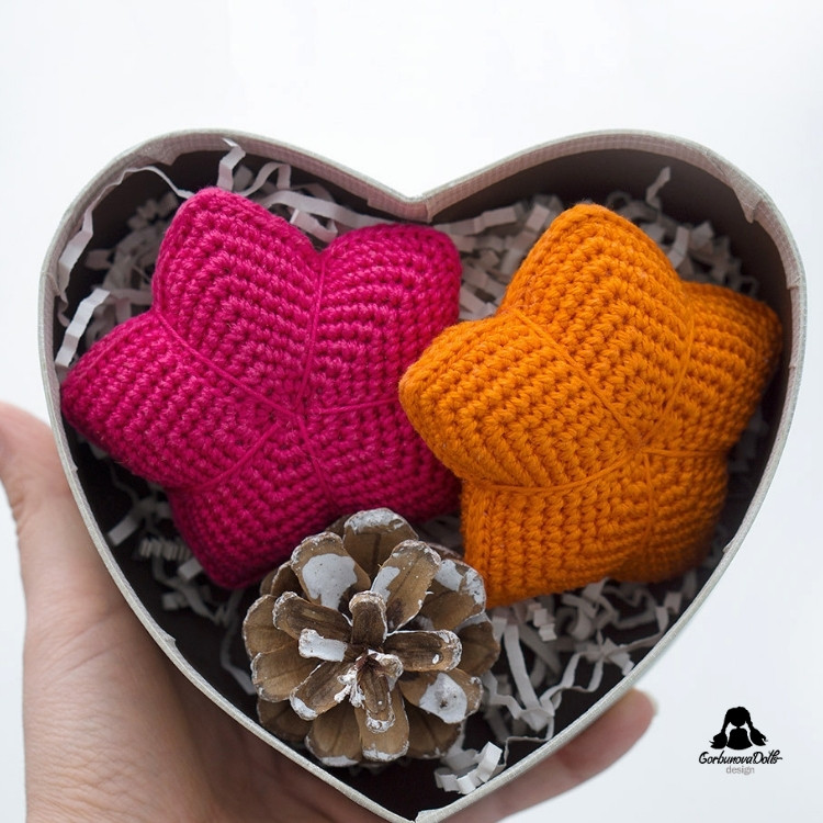 Crochet star free pattern